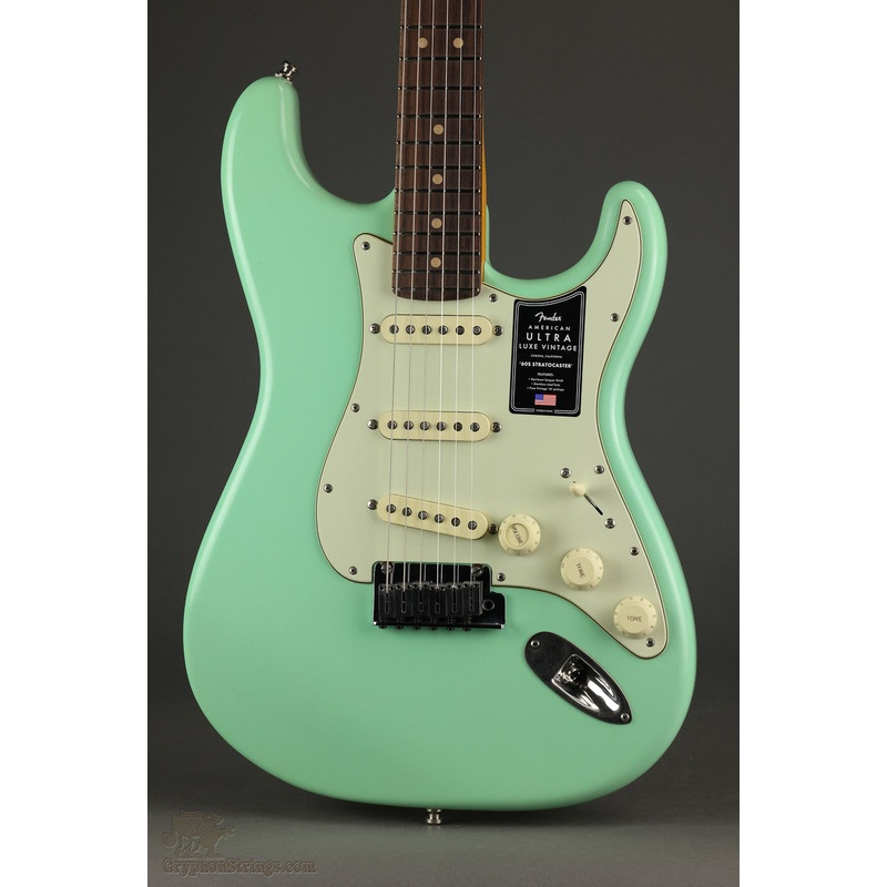 Fender American Ultra Luxe '60s Stratocaster, Rosewood Fingerboard, Surf Green - New