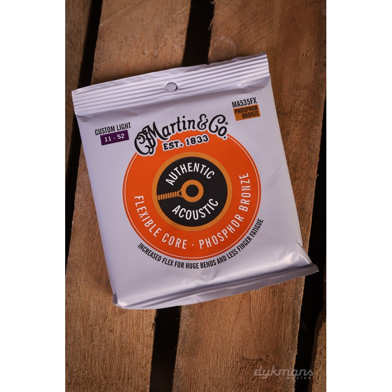 Martin Phosphor Bronze Flexible Core Custom Light 11-52