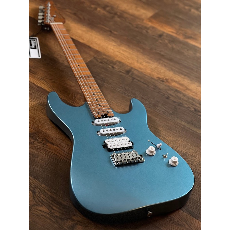 Soloking MS-1 Custom 24 HSS Flat Top in Ice Blue Metallic Nafiri Special Run