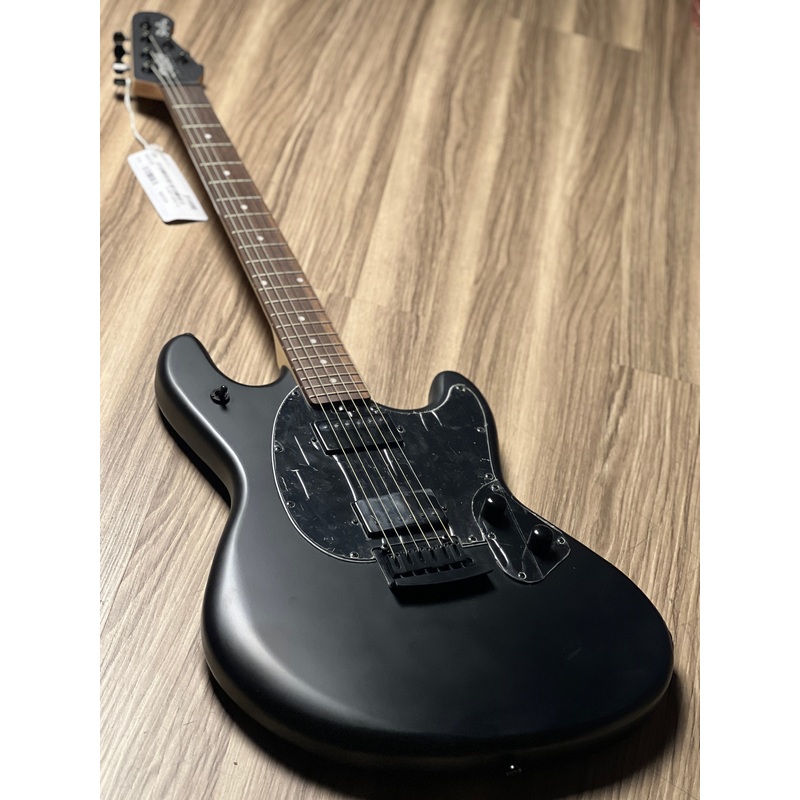 Sterling by Music Man SR30 StingRay HH Guitar with Laurel FB in Stealth Black