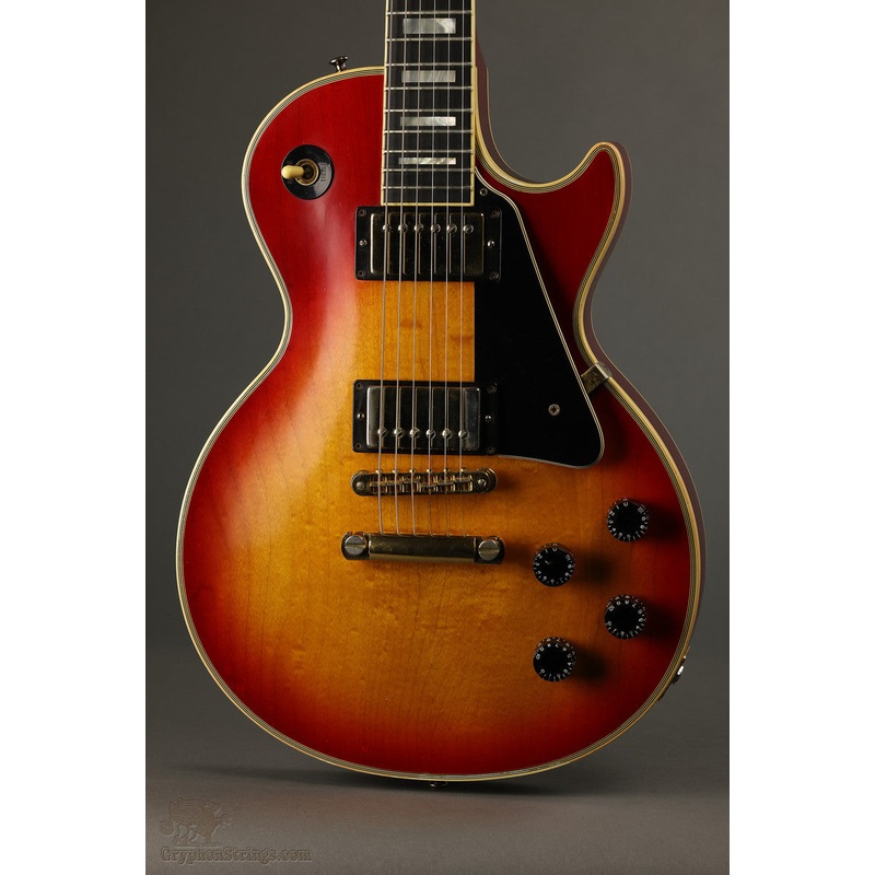 1998 Gibson Les Paul Custom Sunburst Solid Body Electric Guitar Used