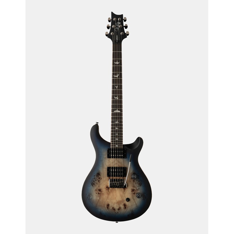 PRS SE Custom 24-08, Poplar Burl LTD, Lake Blue Midnight Burst
