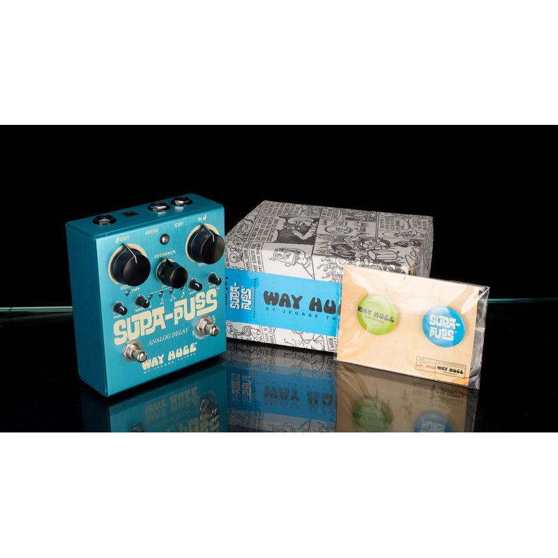 Used Way Huge WHE707 Supa-Puss Analog Delay Pedal With Box