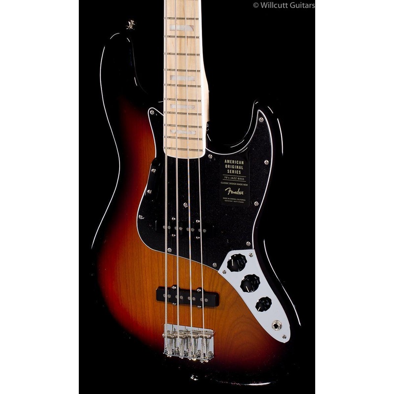Fender American Original '70s Jazz Bass 3-Tone Sunburst - DEMO