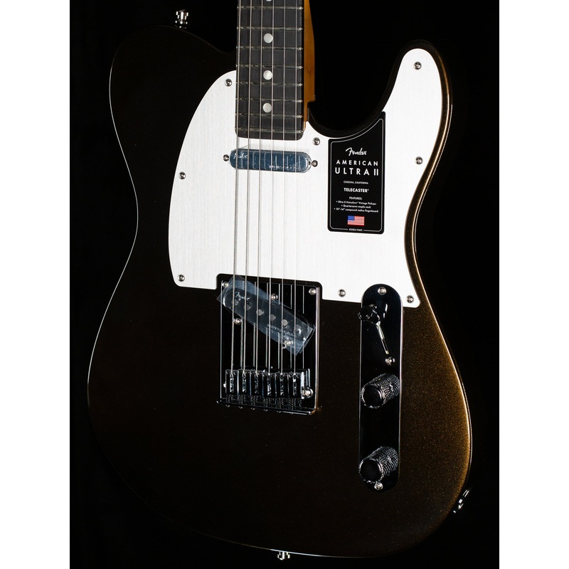 Fender American Ultra II Telecaster Ebony Fingerboard Texas Tea (616)