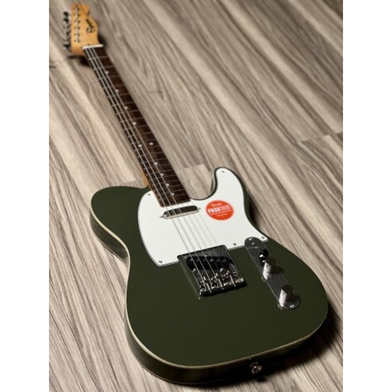 Squier FSR Classic Vibe 60s Custom Telecaster with Indian Laurel FB in Olive Green