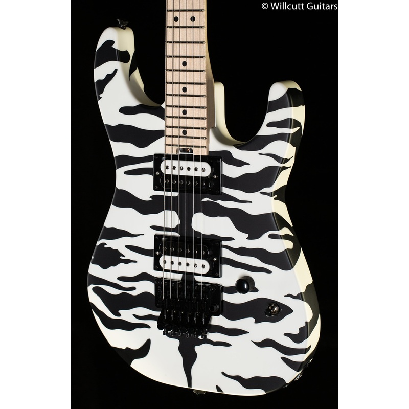 Charvel Satchel Signature Pro-Mod DK22 HH FR M, Maple Fingerboard, Satin White Bengal (999)