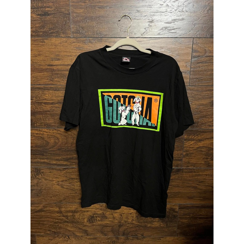 Gotcha Surf Brand T-shirt Dogs with Sunglasses - 1980s Surf Black