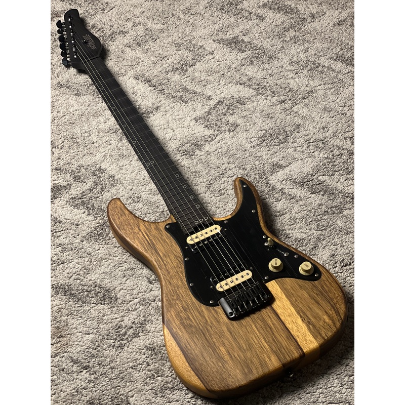 Schecter Sun Valley Super Shredder Exotic HT Black Limba in Natural Satin W23090802