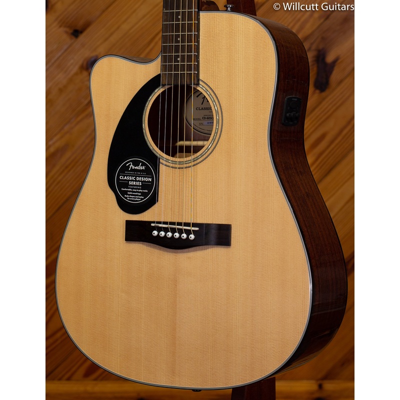 Fender CD-60SCE LH Natural DEMO