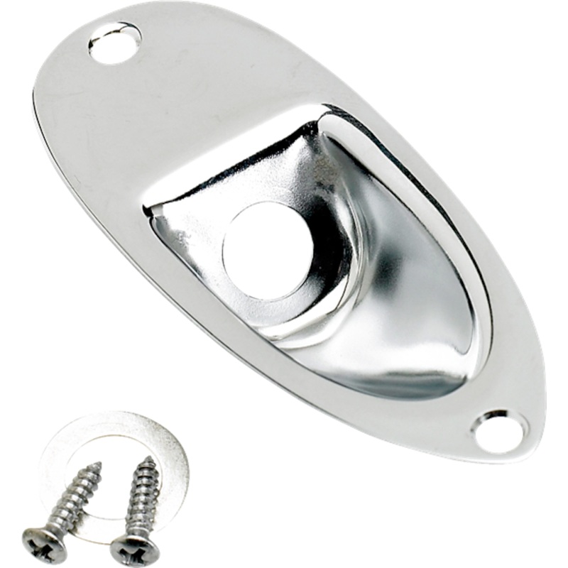 Fender Chrome Stratocaster Jack Ferrule (Jack Plate)