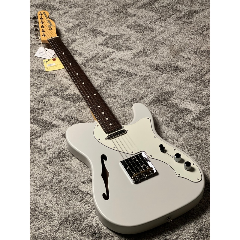 Fender MIJ Limited Kusumi Color Telecaster Thinline with RW FB In Kusumi White JD24021247