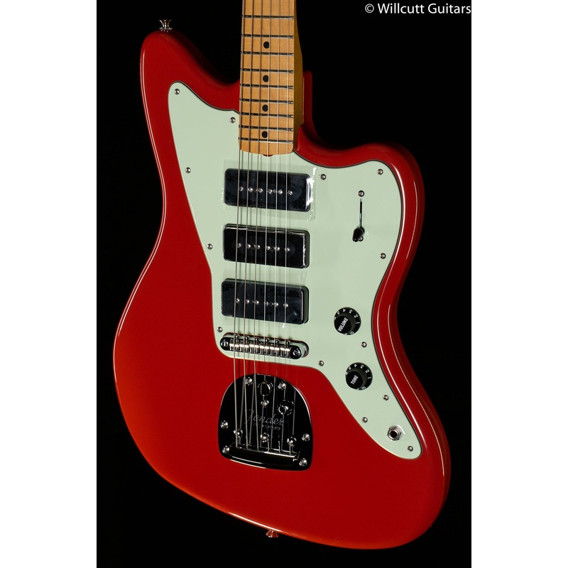 Fender Noventa Jazzmaster Maple Fingerboard Fiesta Red (898)