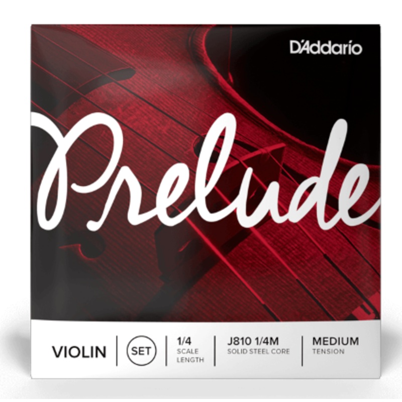 Prelude By D'Addario 1/4 Violin String Set - Medium Tension