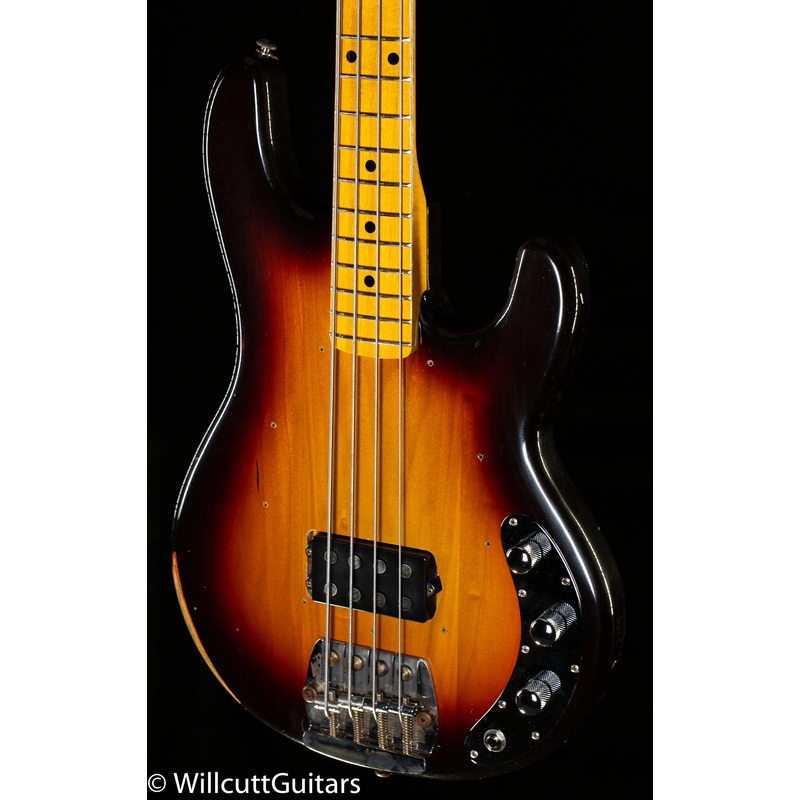 Ernie Ball Music Man Cliff Williams StingRay Bass Back in Burst Bass Guitar