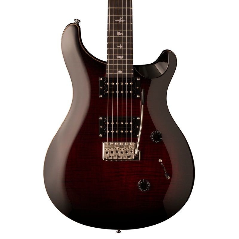PRS SE Custom 24 Fire Red Burst With Gig Bag