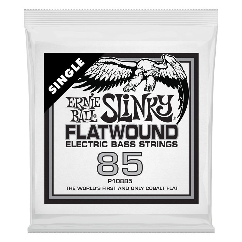 Ernie Ball .085 Slinky Flatwound Electric Bass String Single P10885