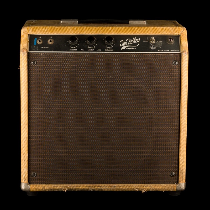 Pre Owned 1979 Jim Kelley 30/60 Reverb Guitar Amp Combo Tweed