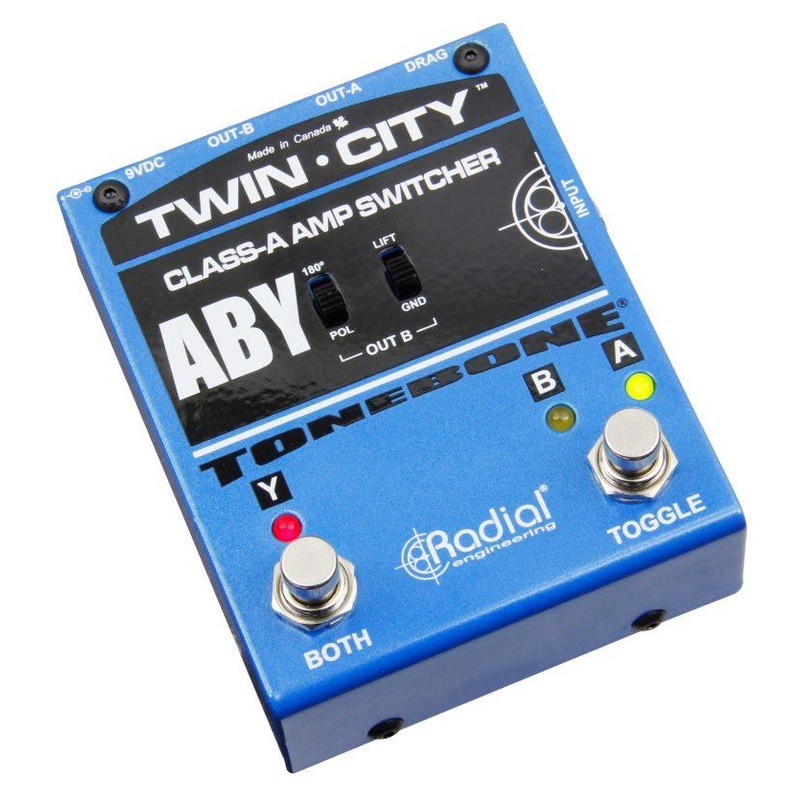 Radial Twin City ABY Amp Switcher Effect Pedal