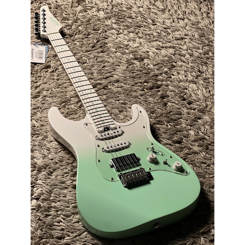 Soloking MS-2 Special in Light Green Fade with White Neck Summer Season Limited Edition