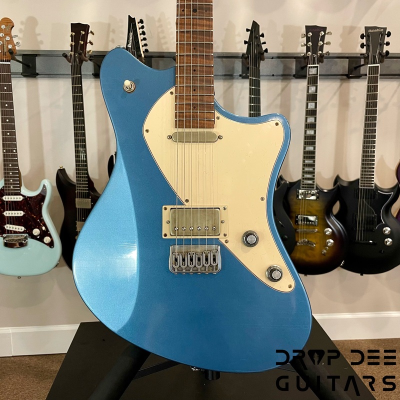 Balaguer USA Heritage Espada Electric Guitar w/ Case - Nitro Aged Pelham Blue Finish