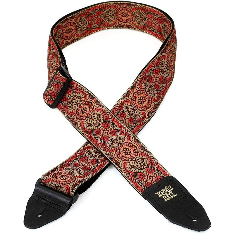 Ernie Ball Jacquard Guitar Strap Crimson Paisley (P04162)