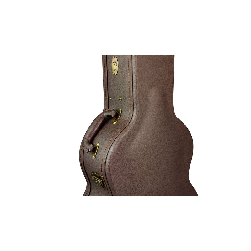 Faith Acoustic Guitar Hard Case - Drak Brown