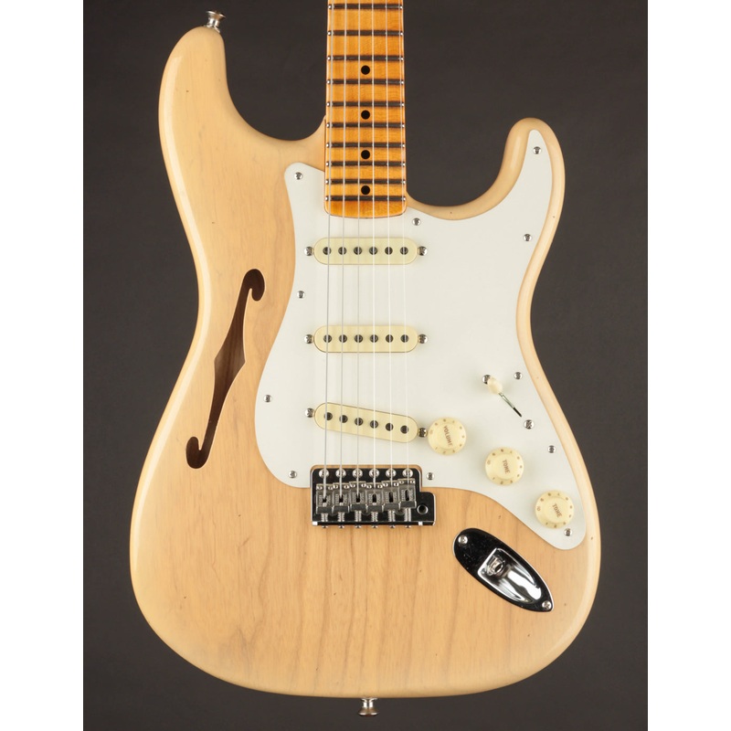 Fender Custom Shop Postmodern Thinline Stratocaster Natural Blonde/Journeyman (NOS, 2024)
