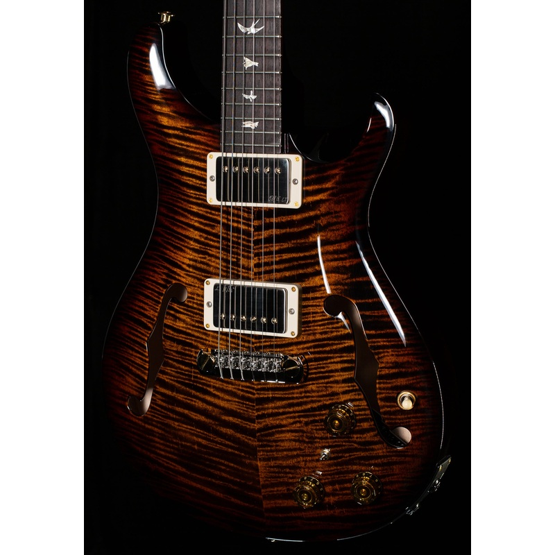 PRS Hollowbody II Piezo Black Gold Wraparound 10 Top (901)