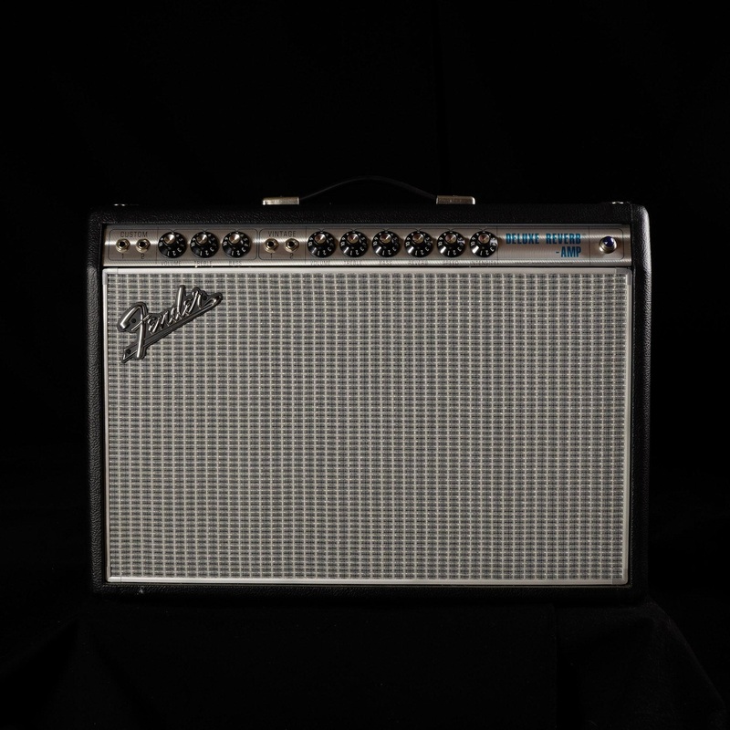 Used Fender Limited Edition 68 Custom Deluxe Reverb Pine Neo Tube Guitar Amp Combo