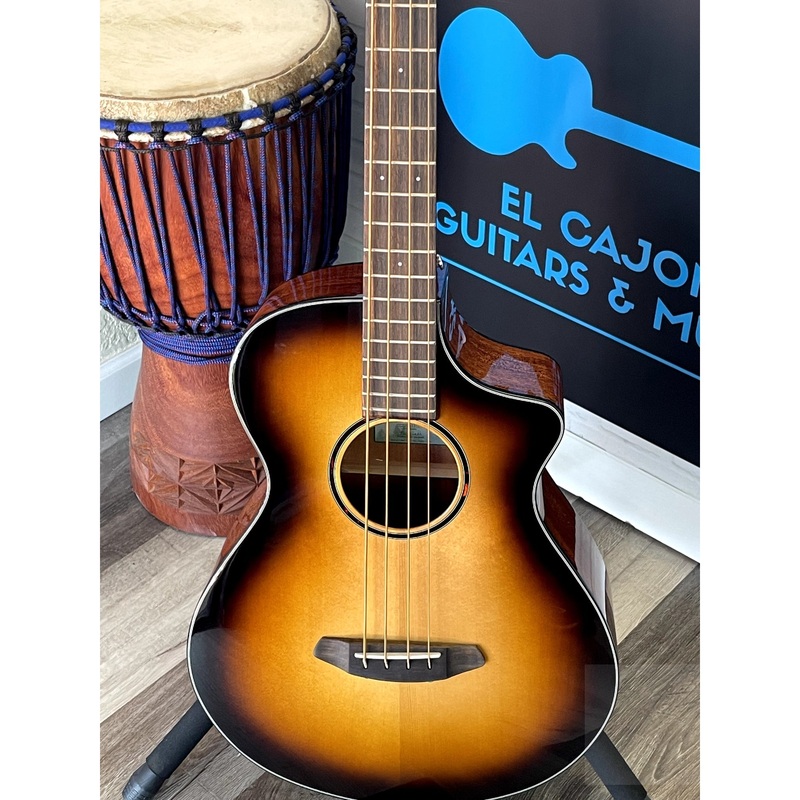 Breedlove Discovery S Concert Edgeburst Bass CE Sitka-African mahogany
