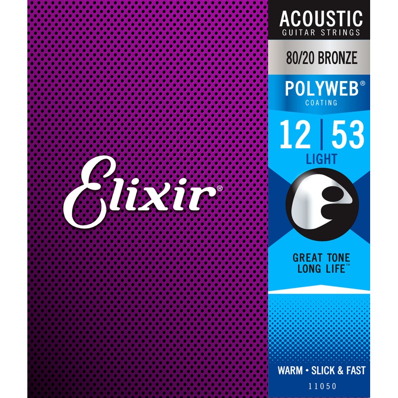 Elixir 11050 Polyweb 80/20 Light 12-53