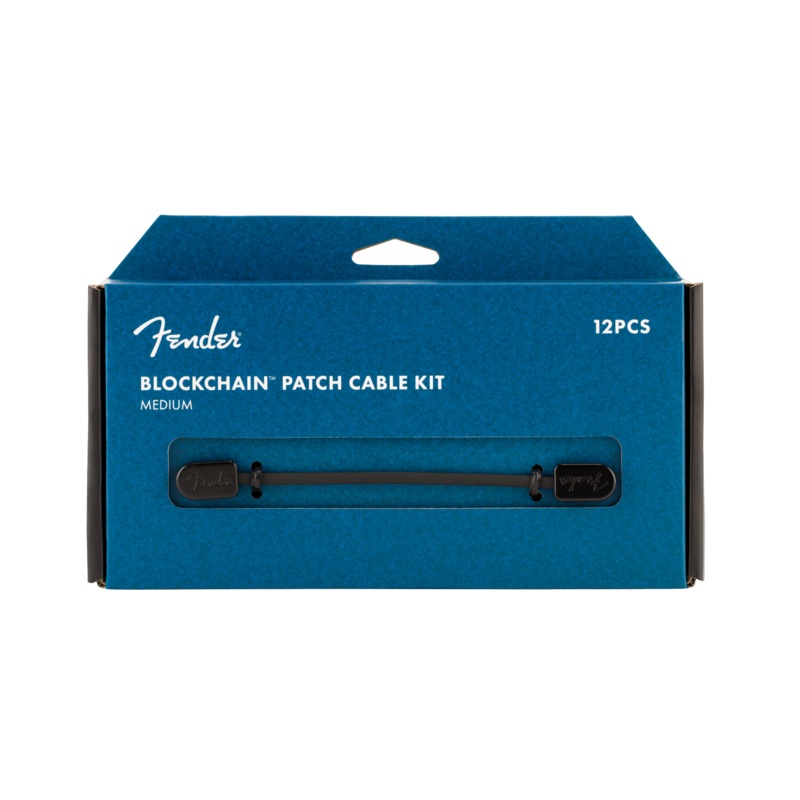 Fender Blockchain Patch Cable Kit Medium Black