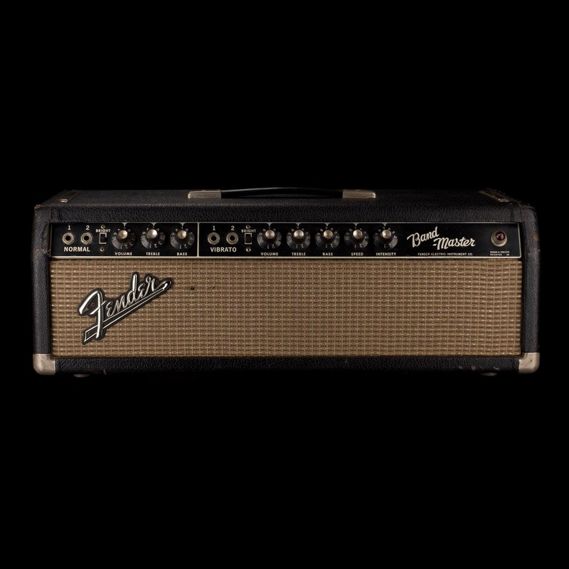 Pre Owned 1965 Fender Bandmaster Guitar Amp Head With Footswitch