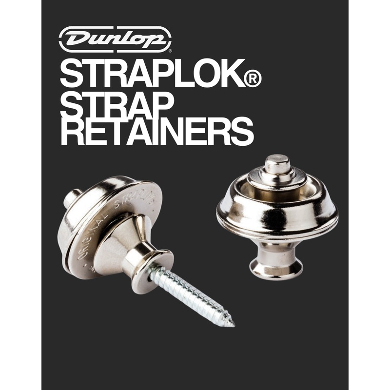 Dunlop Straplok Dual Design - Nickel