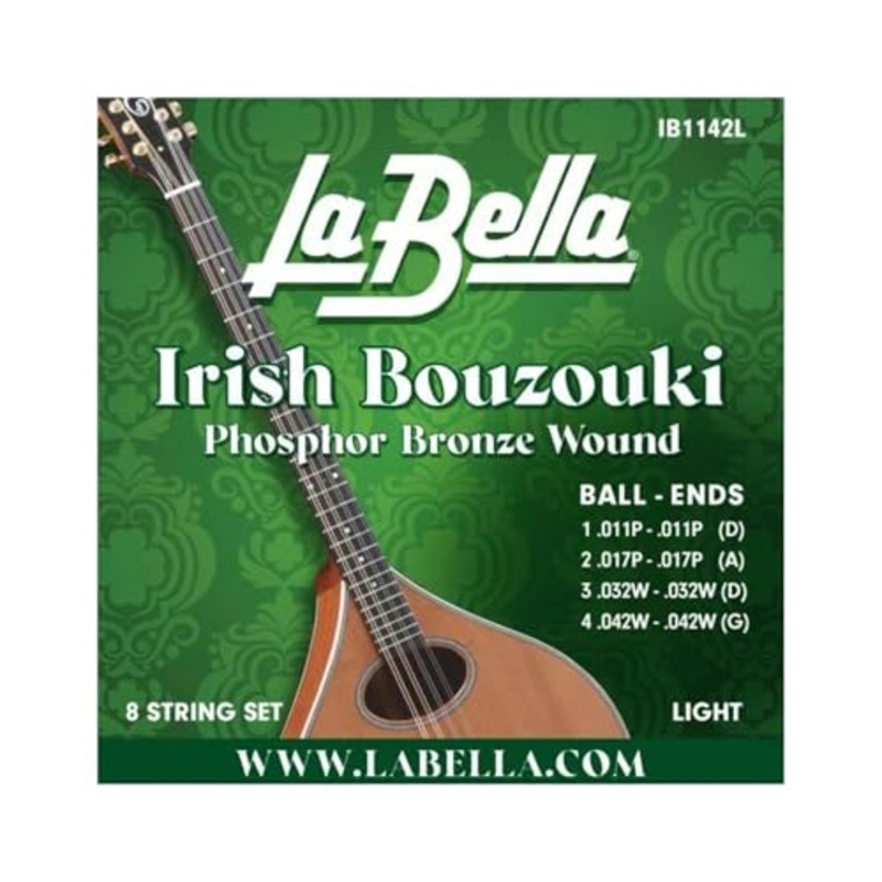 La Bella IB1142L Irish Bouzouki Strings, Light