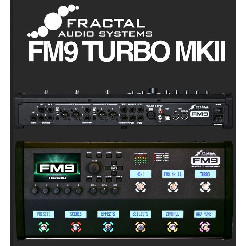 Fractal FM9 MKII Turbo Amp Modeler/Multi-FX