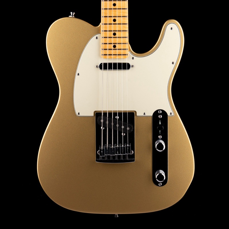 Pre Owned 2009 Fender Custom Shop Custom Deluxe Telecaster HLE Gold With OHSC