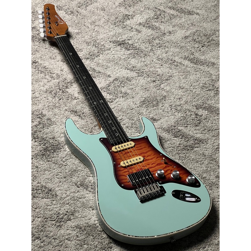 Dhatarattha Custom DST HSS in Surf Green with Rosewood FB
