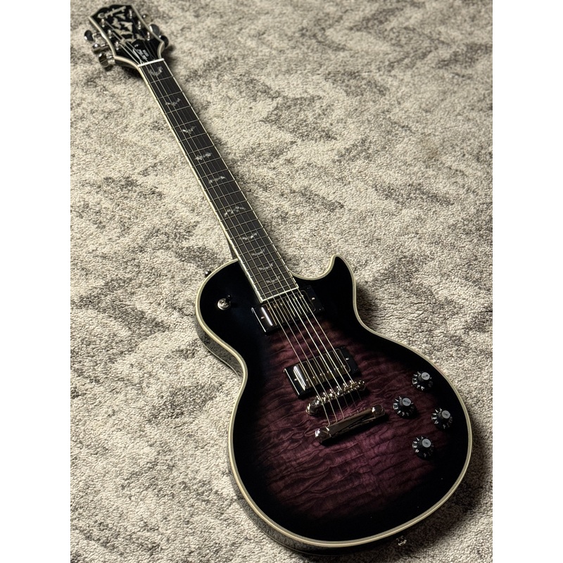 Epiphone Les Paul Custom Bats in Flight in Dark Purple Burst Limited Edition