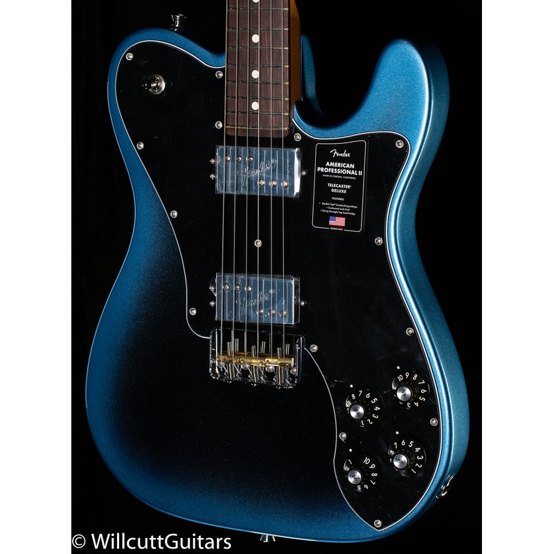 Fender American Professional II Telecaster Deluxe, Rosewood Fingerboard, Dark Night (742)