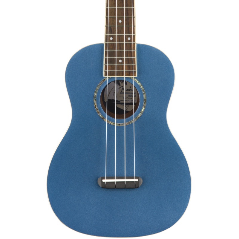 Fender Zuma Classic Concert Uke Lake Placid Blue Walnut Fingerboard
