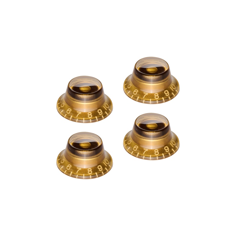 Gibson Historic Reissue Top Hat Knobs, Gold, 4 Pack, Exclusive