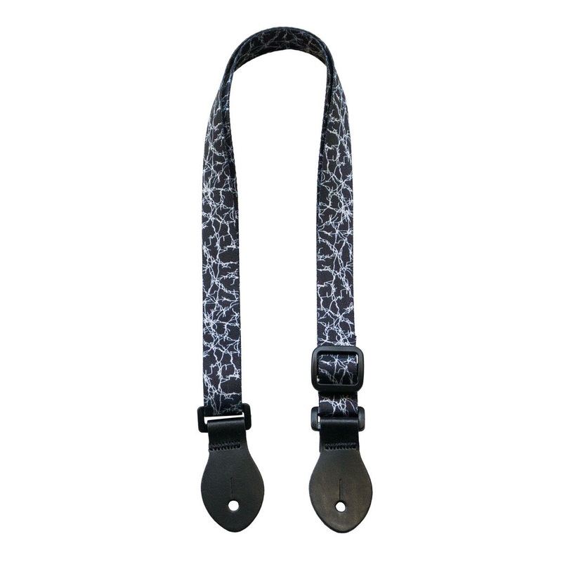 LG 1" Barbed Wire Webbed Ukulele Strap