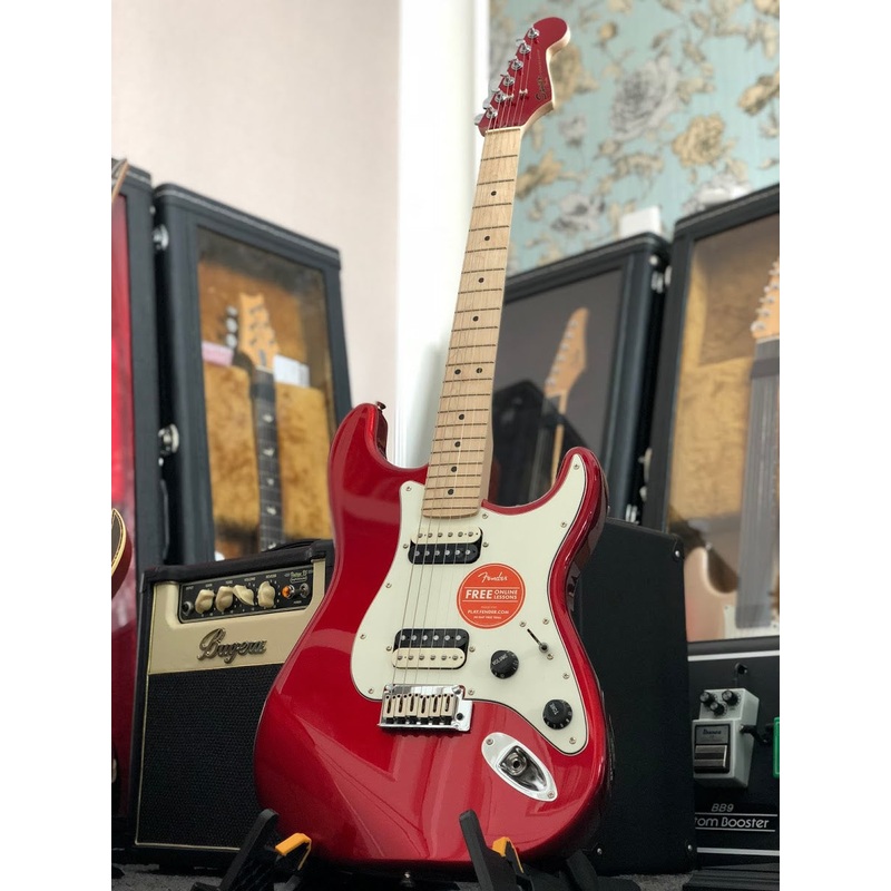 Squier Contemporary Stratocaster HH - Dark Metallic Red