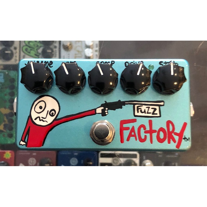 ZVex USA Made Hand Painted Fuzz Factory Fuzz Guitar Pedal NAMM 1/1 Fuzz Gun