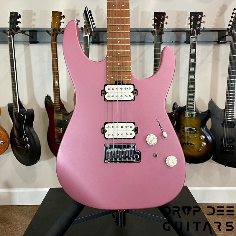 Charvel Pro-Mod DK24 HH 2PT CM Electric Guitar Satin Burgundy Mist