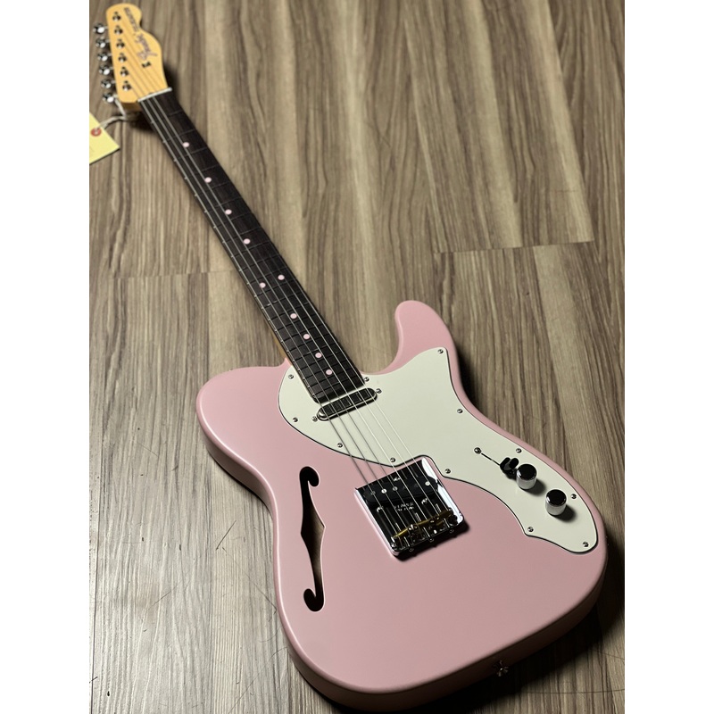 Fender MIJ Limited Kusumi Color Telecaster Thinline with RW FB In Kusumi Pink JD24017790