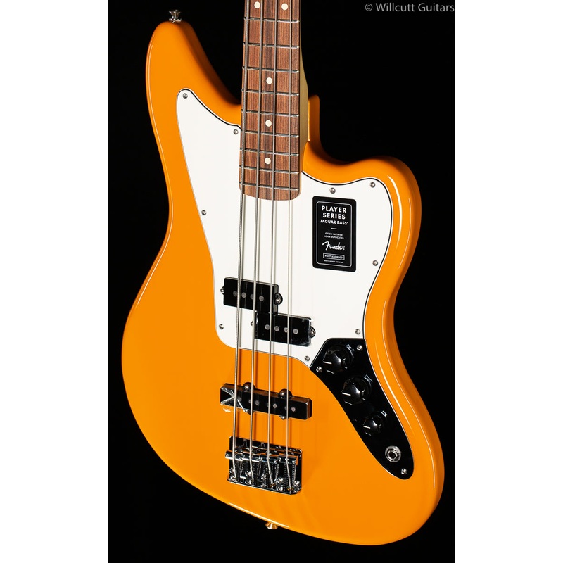 Fender Player Jaguar Bass Capri Orange Bass Guitar