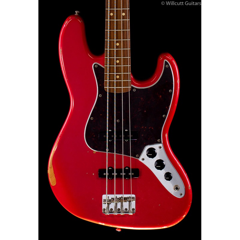 Fender Road Worn '60s Jazz Bass Fiesta Red Pau Ferro (497)